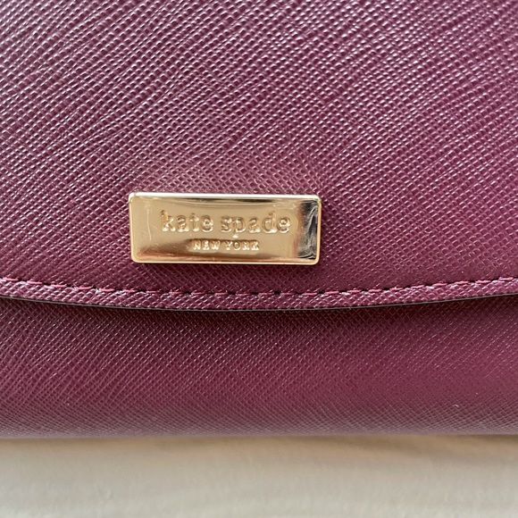 Kate Spade Laurel Way Winni Mini Deep Plum Leather - Picture 16 of 16